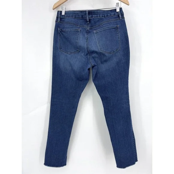 Loft Jeans Bundle Curvy Straight Modern Straight Raw Hem Cuffed size 10 / 30 - Picture 4 of 16